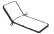 Large Chaise Pad - plastic ties